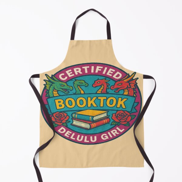 Item preview, Certified Delulu Reader | Dragons, Books & Roses Design designed and sold by BookedAndDesign.