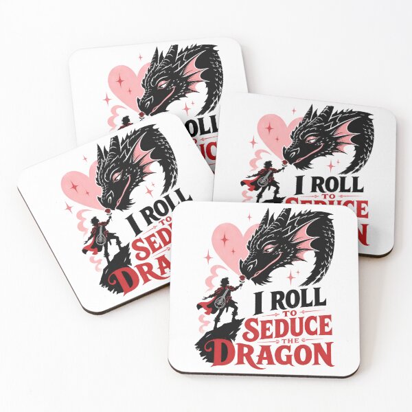 Item preview, I Roll To Seduce The Dragon Funny Bard Meme Art designed and sold by Fenay Designs.
