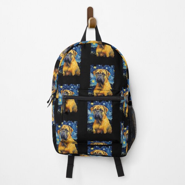 Item preview, Funny Bull Mastiff Starry Night Illustration Mom Dad Kids designed and sold by rafaeltto.