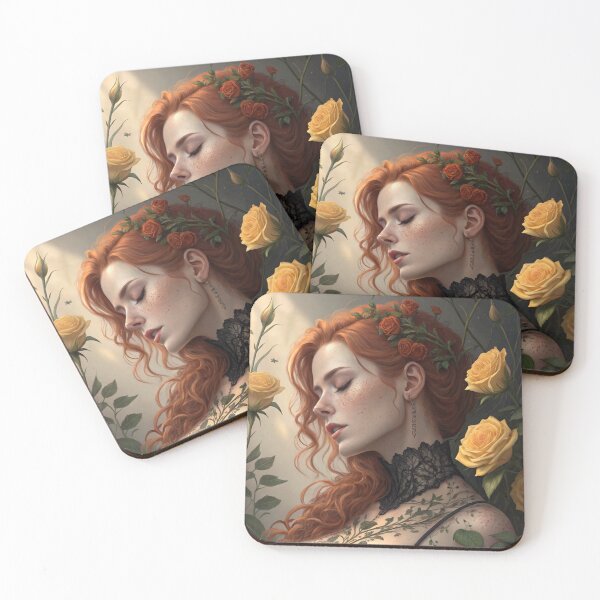 Item preview, Beautiful Woman with Flowers designed and sold by PAULINE.LUMINA.