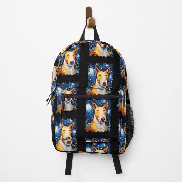 Item preview, Funny Bull Terrier Starry Night Illustration Mom Dad Kids designed and sold by rafaeltto.