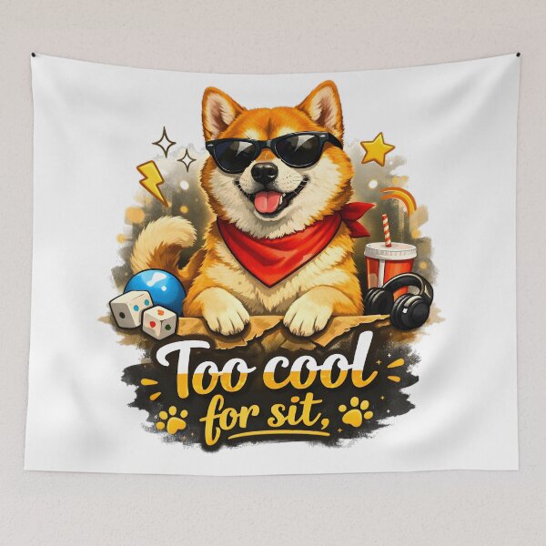 Item preview, Shiba Inu Sass – “Too Cool for Sit.” designed and sold by bluesirian22.