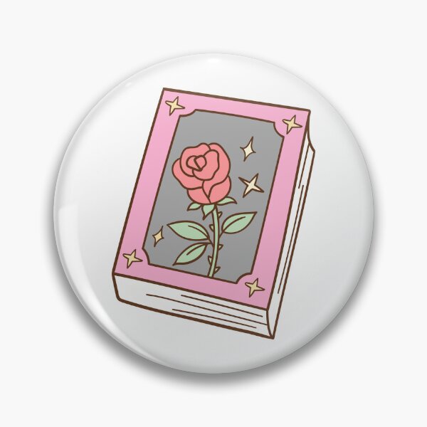 Item preview, Rose on Book Cover | Bookish designed and sold by Nyxander's Bookish Catalogue.