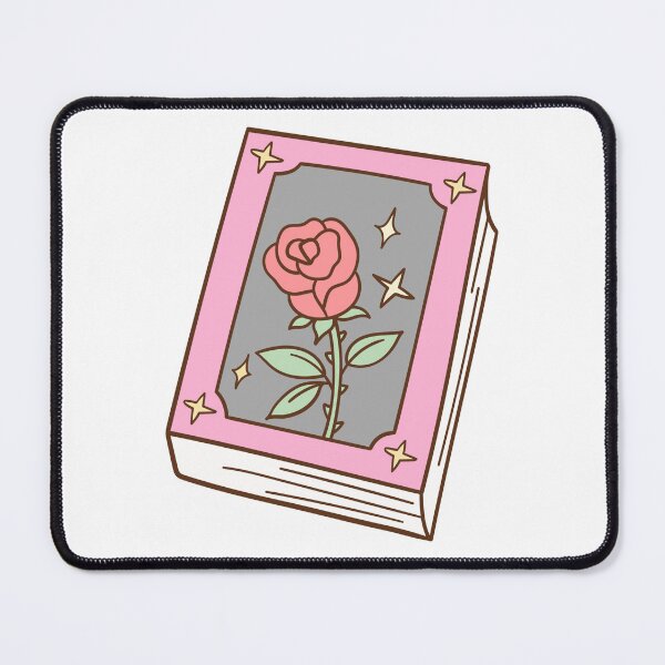 Item preview, Rose on Book Cover | Bookish designed and sold by Nyxander's Bookish Catalogue.