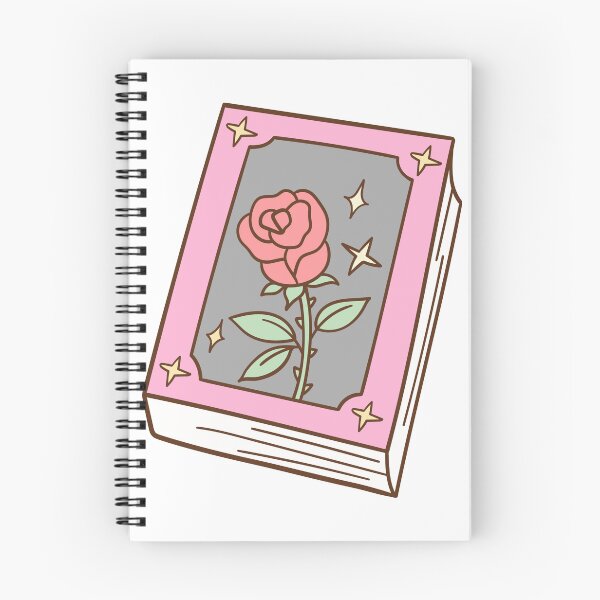 Item preview, Rose on Book Cover | Bookish designed and sold by Nyxander's Bookish Catalogue.