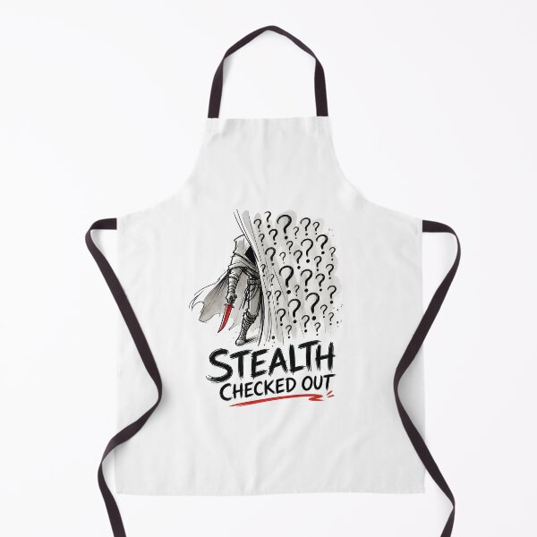 Item preview, Stealth Checked Out Rogue Dagger Fantasy Sketch Art designed and sold by Fenay Designs.