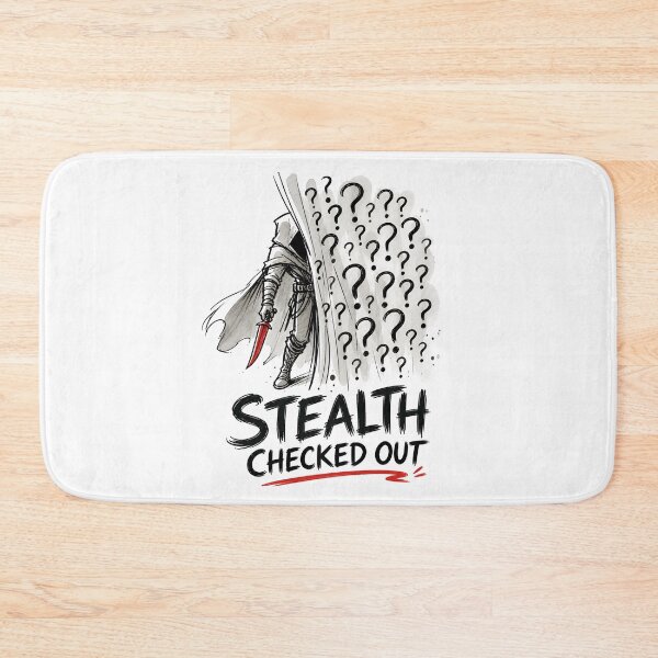 Item preview, Stealth Checked Out Rogue Dagger Fantasy Sketch Art designed and sold by Fenay Designs.