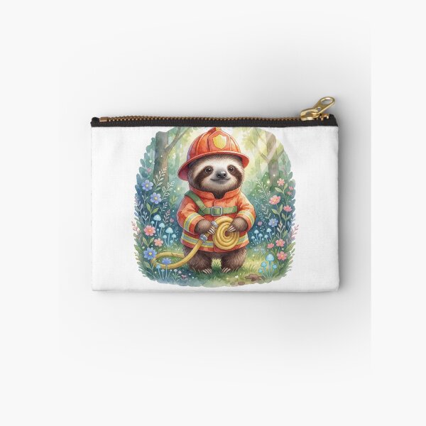 Item preview, Firefighter Sloth | Cute Fantasy Forest Hero designed and sold by AillustriaAK.