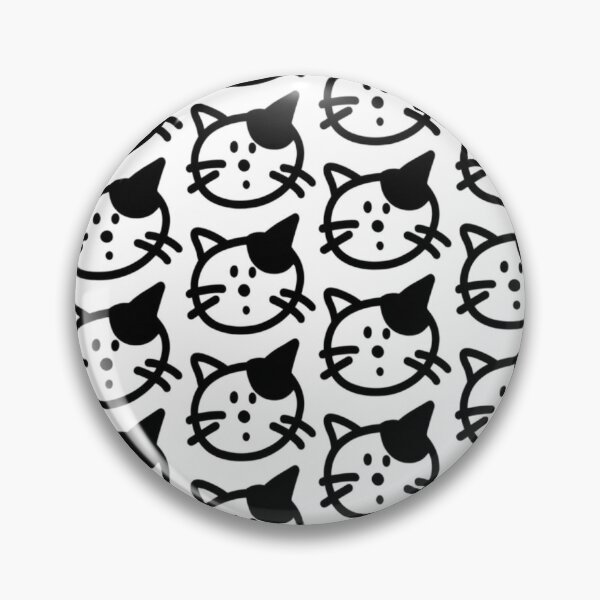 Item preview, Black White Cat Face Duffle Bag – Cute Doodle Cat Pattern Minimalist Cat Lover Gift All Over Print Duffle Bag designed and sold by IconicDesignsXd.