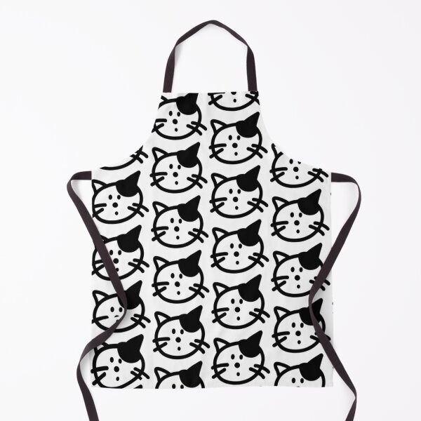 Item preview, Black White Cat Face Duffle Bag – Cute Doodle Cat Pattern Minimalist Cat Lover Gift All Over Print Duffle Bag designed and sold by IconicDesignsXd.