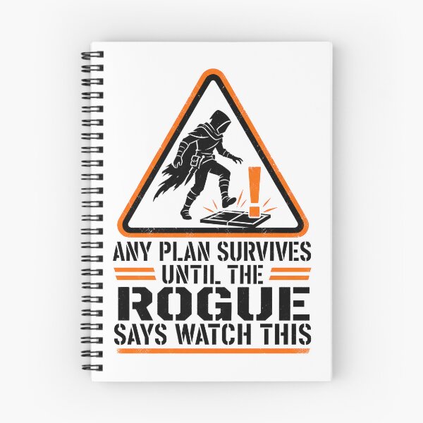 Item preview, Any Plan Survives Rogue Watch This Warning Sign Art designed and sold by Fenay Designs.