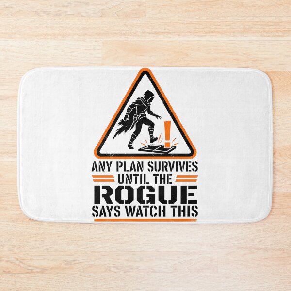 Item preview, Any Plan Survives Rogue Watch This Warning Sign Art designed and sold by Fenay Designs.