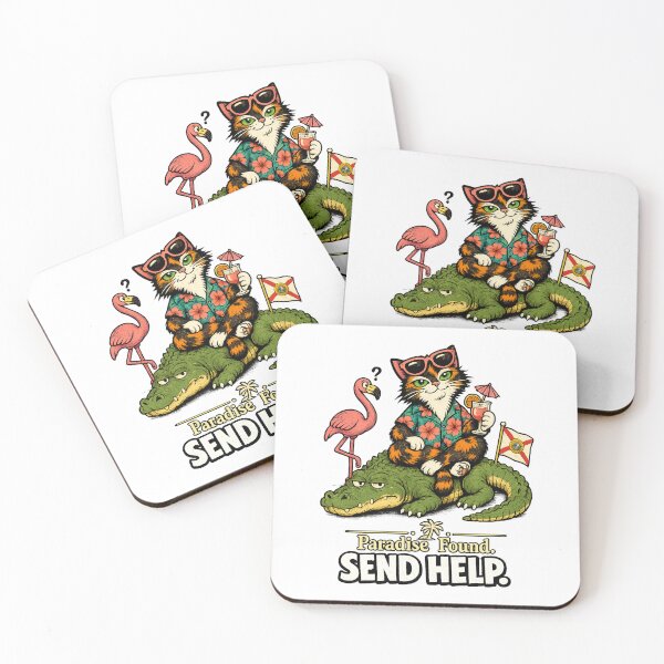 Item preview, Unbothered in Florida — Alligator Cat Chaos Humor Gift designed and sold by Martin's_Design.