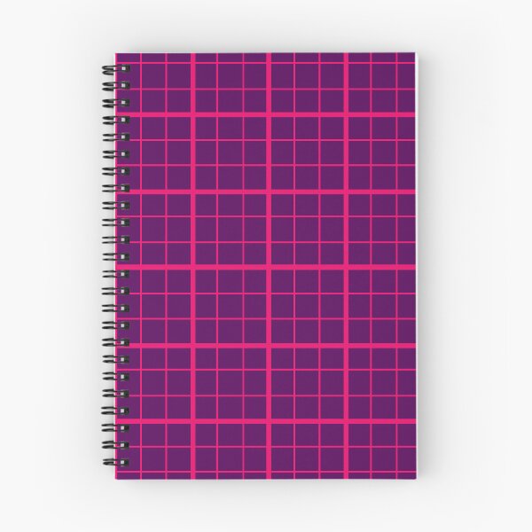 Item preview, Pink On Purple Grid Windowpane Plaid Design  designed and sold by PatternTitan.