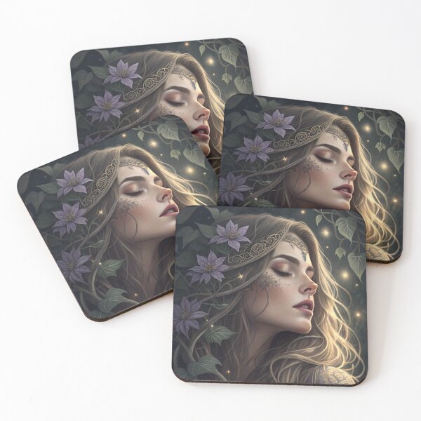 Item preview, Beautiful Woman with Flowers designed and sold by PAULINE.LUMINA.