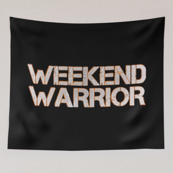 Item preview, Weekend Warrior Hardstyle Hardcore Rave Festival White designed and sold by SPAZE-Typo.