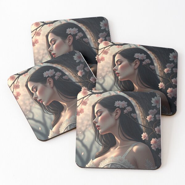 Item preview, Beautiful Woman with Flowers designed and sold by PAULINE.LUMINA.