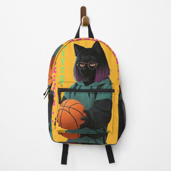 Item preview, Anime Cat Girl Basketball Player - Cute Furry Streetwear designed and sold by BLUESKY11a.
