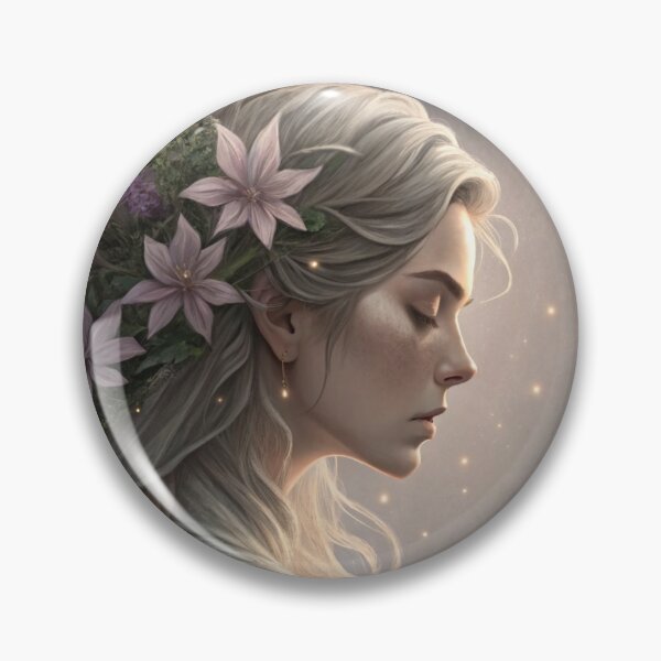 Item preview, Beautiful Woman with Flowers designed and sold by PAULINE.LUMINA.