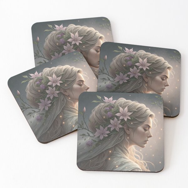 Item preview, Beautiful Woman with Flowers designed and sold by PAULINE.LUMINA.