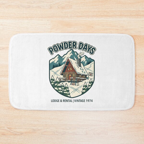 Item preview, Powder Days Vintage Ski Lodge A-Frame Cabin designed and sold by Mr Lee.