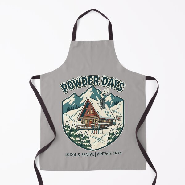 Item preview, Powder Days Vintage Ski Lodge A-Frame Cabin designed and sold by Mr Lee.