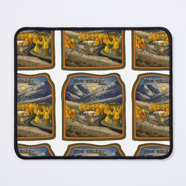 Item preview, Sun Valley Idaho Vintage Mountain Sticker - Retro Autumn Travel Decal designed and sold by Kakon-52.