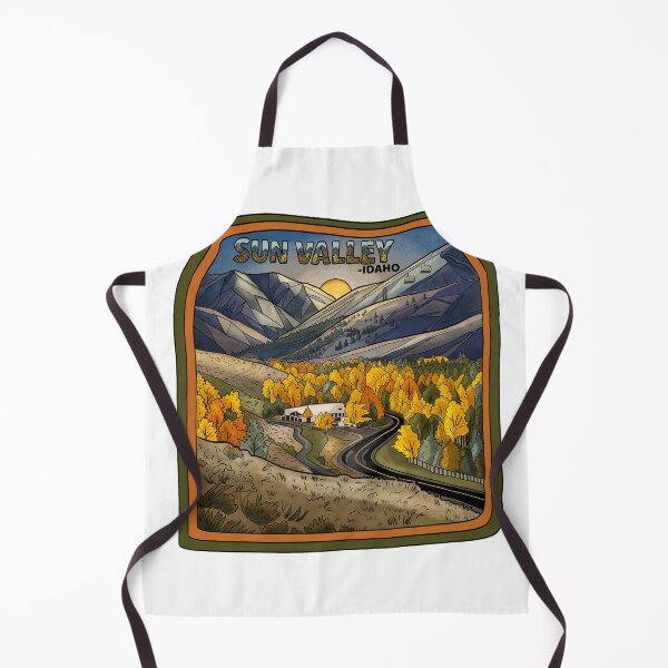 Item preview, Sun Valley Idaho Vintage Mountain Sticker - Retro Autumn Travel Decal designed and sold by Kakon-52.