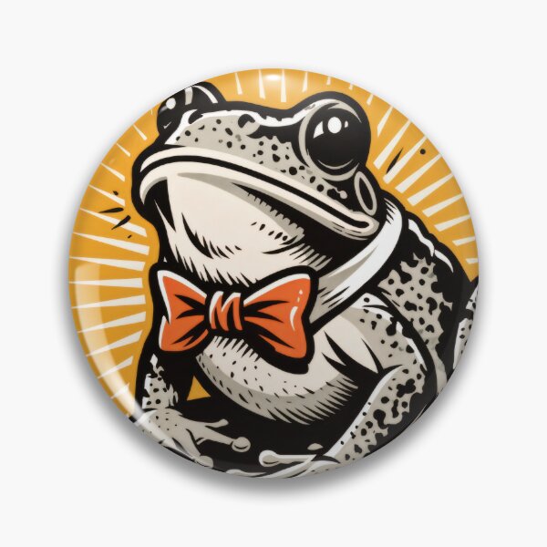 Item preview, Sticker - Decal - Bow-Tied Frog – Playful Graphic Charm designed and sold by ForeverPrintsOK.