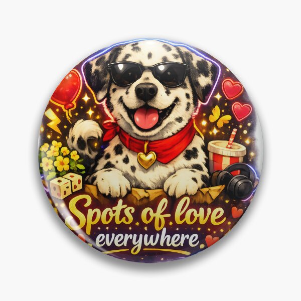 Item preview, Dalmatian Charm – “Spots of Love Everywhere.”  designed and sold by bluesirian22.