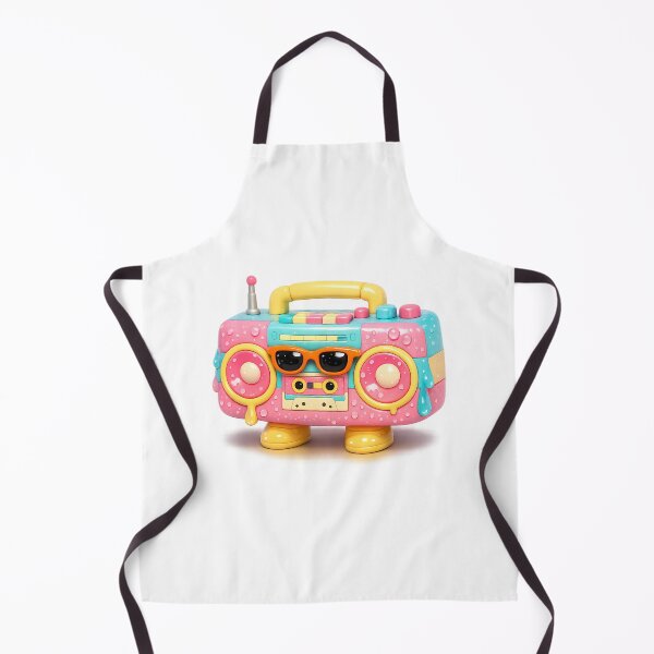 Item preview, Cute 3D Retro Boombox Radio Summer Beach Sticker designed and sold by MIROUZ2000.