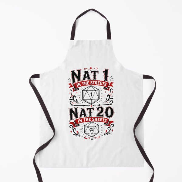 Item preview, Nat 1 In The Streets Nat 20 In The Sheets Quote Design designed and sold by Fenay Designs.