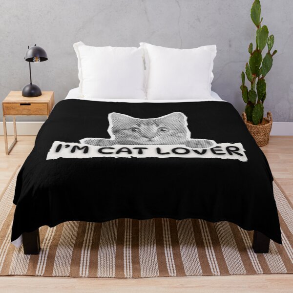 Item preview, I'm a Cat Lover - Cute & Funny Cat Silhouette Design designed and sold by Kuzmier.