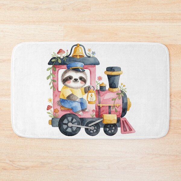 Item preview, Train Conductor Sloth | Cute Enchanted Forest Railway designed and sold by AillustriaAK.