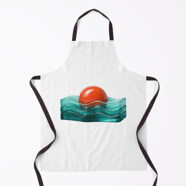 Item preview, Modern Minimalist 3D Ceramic Summer Sunset Ocean designed and sold by MIROUZ2000.