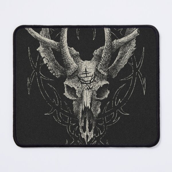 Item preview, Horned Skull Occult Symbol Illustration designed and sold by Adronia.