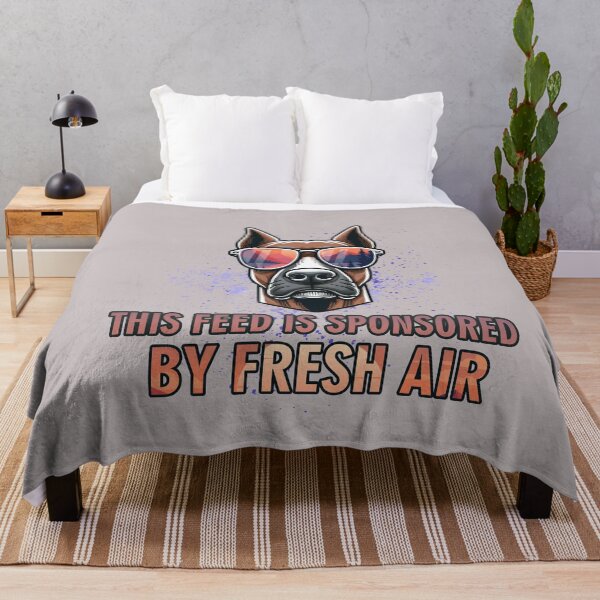 Item preview, This Feed Is Sponsored by Fresh Air - Funny Hiking Dog Gift designed and sold by GraphicComet.