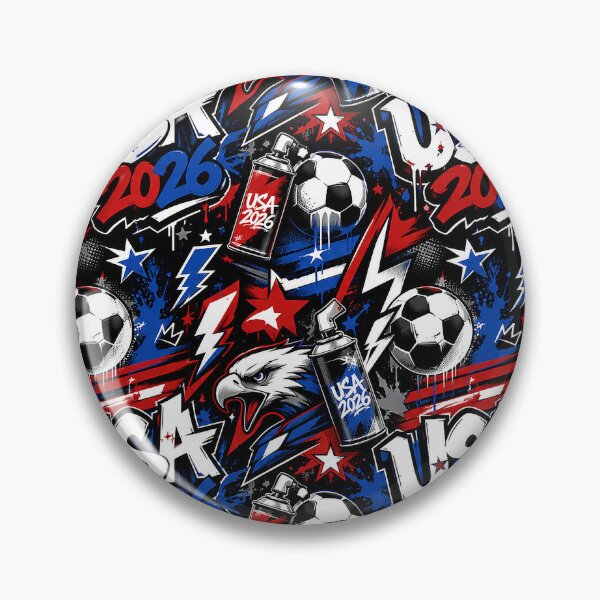 Item preview, USA Soccer Graffiti Pattern designed and sold by Imprearte.