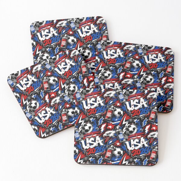 Item preview, USA Soccer Graffiti Pattern designed and sold by Imprearte.