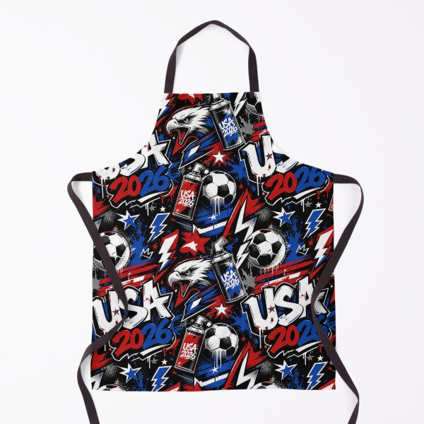 Item preview, USA Soccer Graffiti Pattern designed and sold by Imprearte.