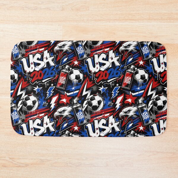 Item preview, USA Soccer Graffiti Pattern designed and sold by Imprearte.