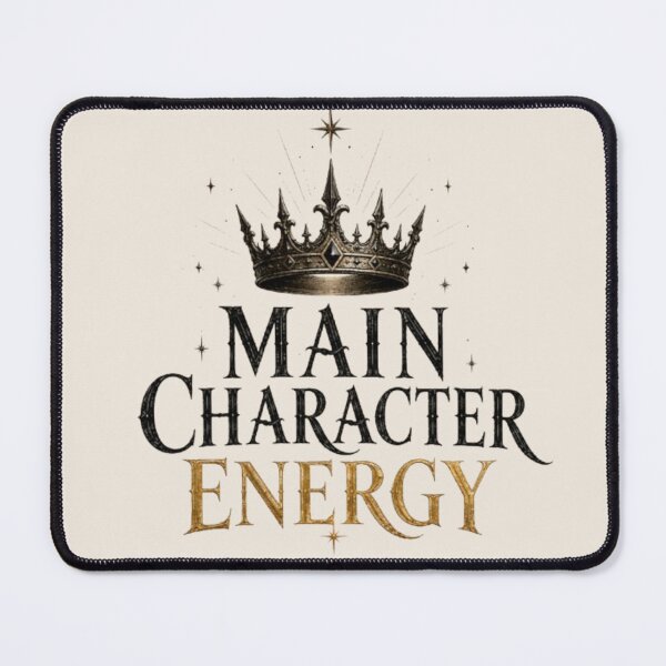 Item preview, Main Character Energy – Cozy Booktok Reader Aesthetic Design designed and sold by Moonwoven Studio.