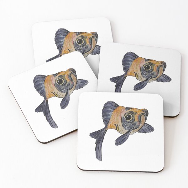 Item preview, Pintura de peces en acuarela designed and sold by NinaHalfNinja.