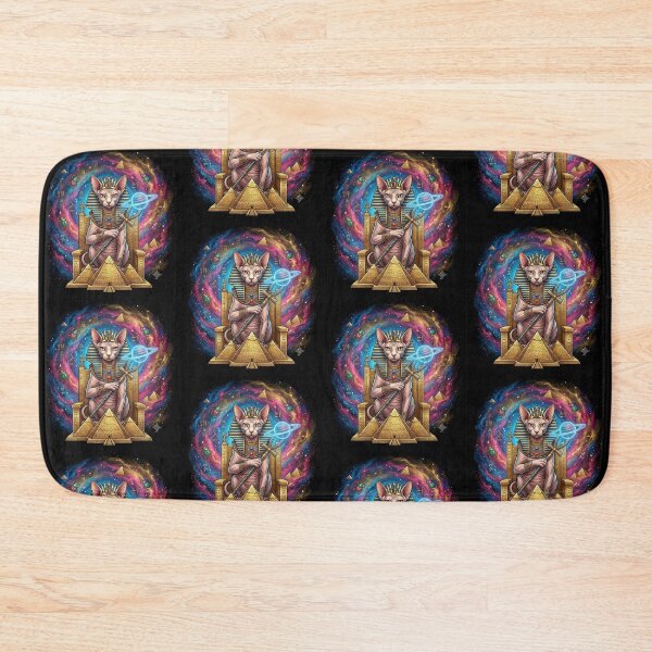 Item preview, Cosmic Pharaoh – Sphynx Cat of the Stars designed and sold by Dogandesighn.