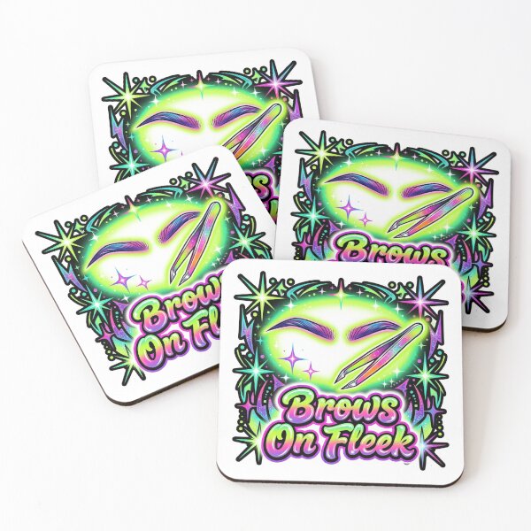 Item preview, Cyber Y2K Electric Lime Brows On Fleek Sticker designed and sold by DuckOddity.