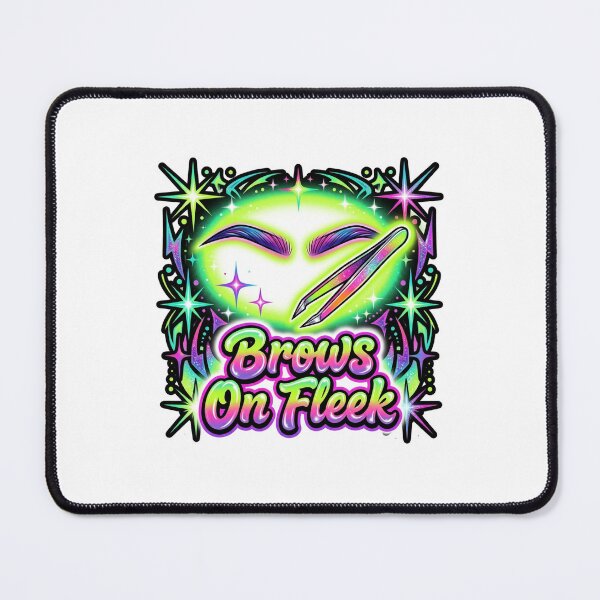 Item preview, Cyber Y2K Electric Lime Brows On Fleek Sticker designed and sold by DuckOddity.
