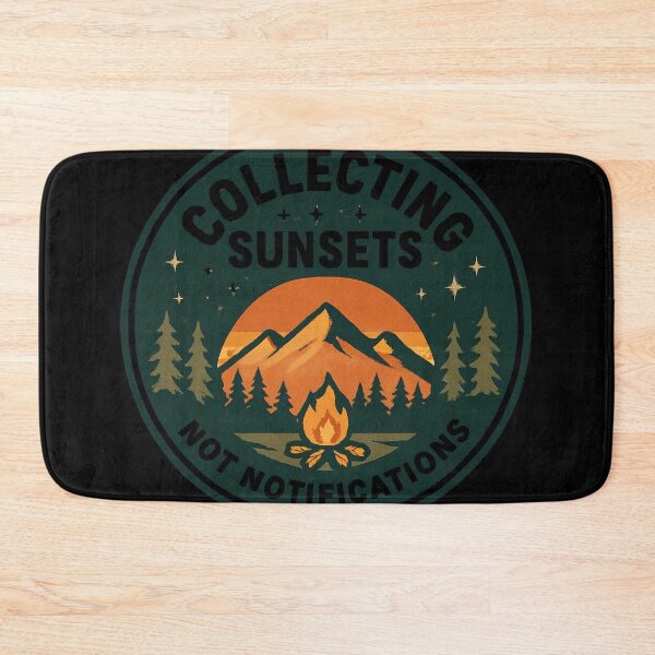 Item preview, Collecting Sunsets Not Notifications Camping Outdoor Nature Lover Gift designed and sold by Igrowlab254.