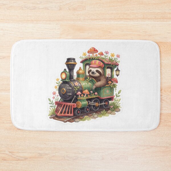 Item preview, Train Conductor Sloth | Cute Enchanted Forest Railway designed and sold by AillustriaAK.