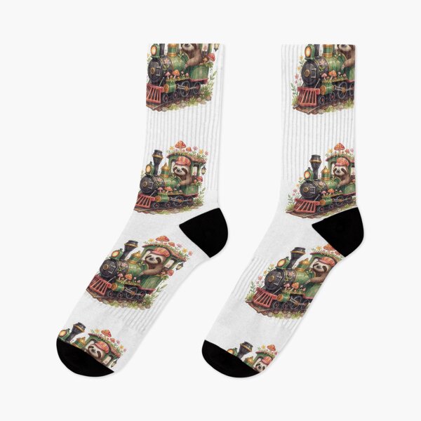 Item preview, Train Conductor Sloth | Cute Enchanted Forest Railway designed and sold by AillustriaAK.
