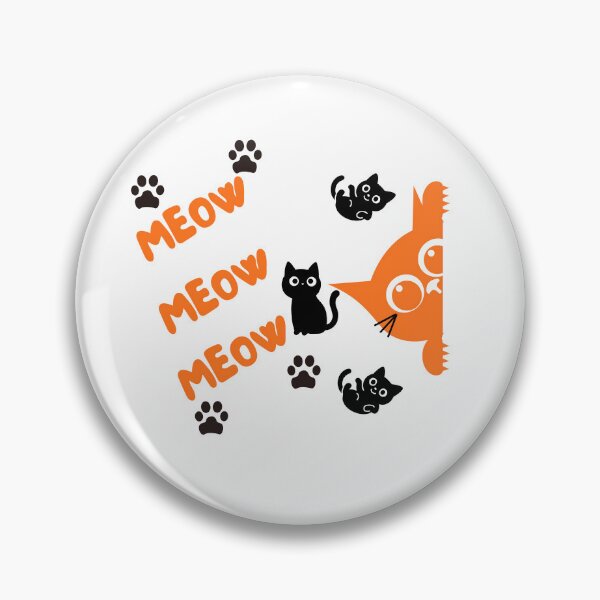 Item preview, MEOW MEOW MEOW cat,cute kitten lover gift  designed and sold by nadiabaza83.
